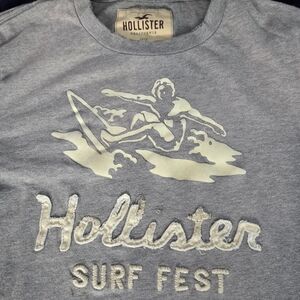 Vintage Hollister Gray Surf Fest LS Tee, Size Large